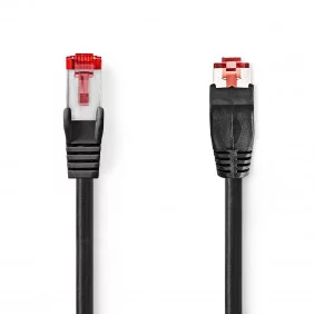 Cable de Red Cat6 Sf/utp | Rj45 Macho - 3,0 m Negro Cables