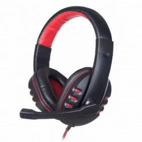 Auriculares Gaming con cancelación de ruido | Cable de 1,8 metros de color rojo